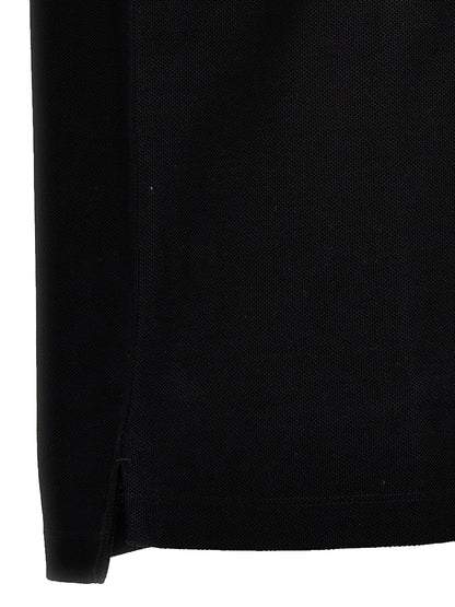 Black Cotton Polo Shirt