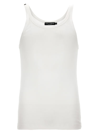 White Cotton Tank Tops