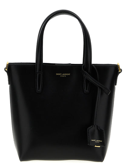 Black Calfskin Tote Bag