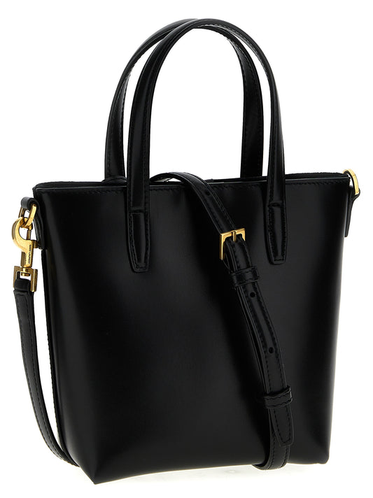 Black Calfskin Tote Bag