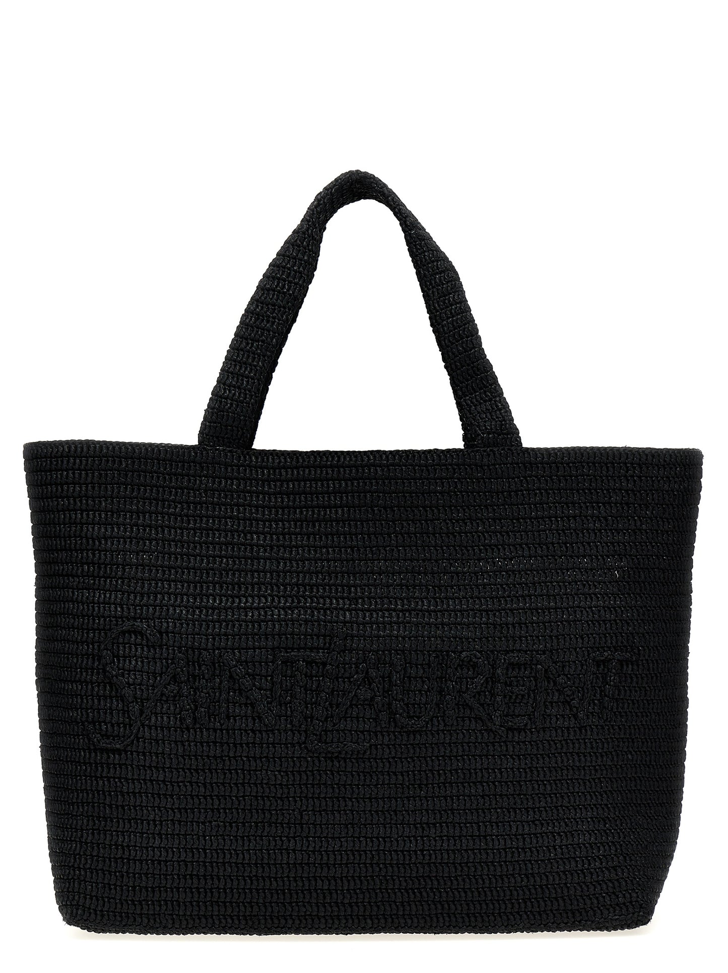 Black Viscose Tote Bag