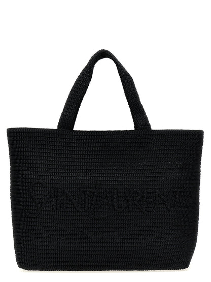 Black Viscose Tote Bag