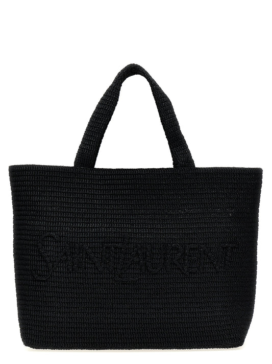 Black Viscose Tote Bag