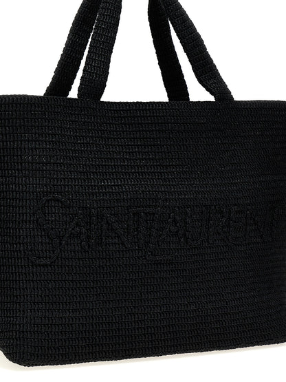 Black Viscose Tote Bag