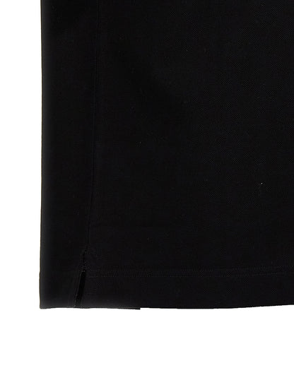 Black Cotton Polo Shirt