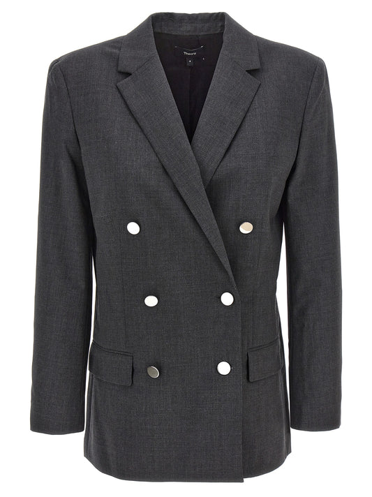 Gray Wool Blazer