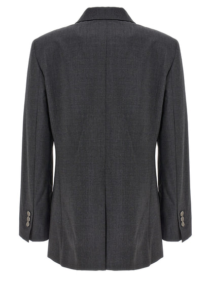 Gray Wool Blazer