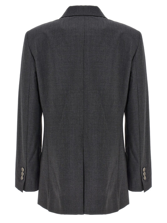 Gray Wool Blazer