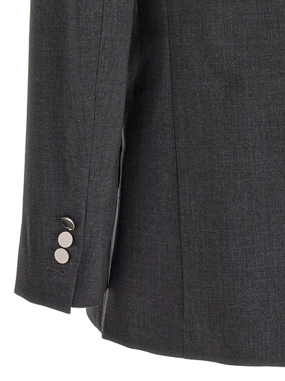 Gray Wool Blazer