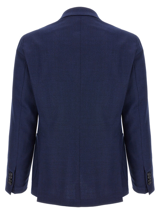 Blue Virgin Wool Blazer