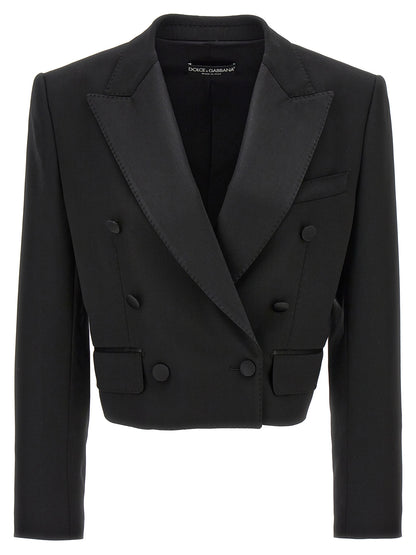 Black Virgin Wool Blazer