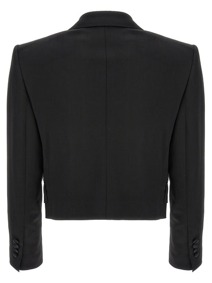 Black Virgin Wool Blazer