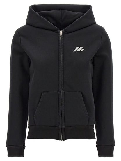 Black Cotton Sweatshirt
