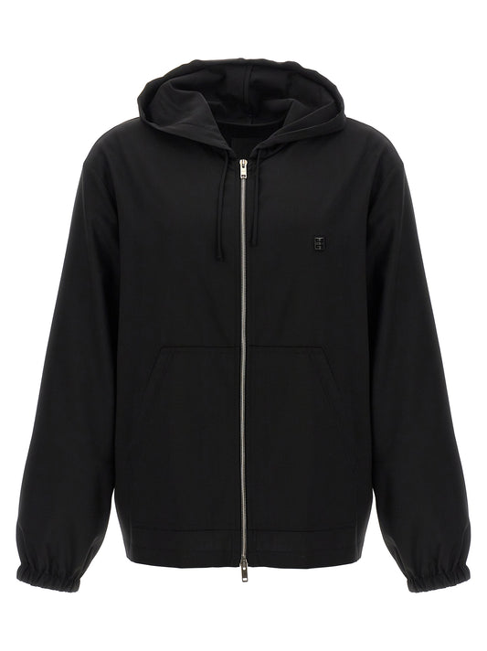 Black Virgin Wool Sweatshirt