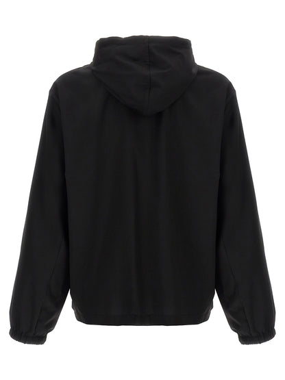 Black Virgin Wool Sweatshirt