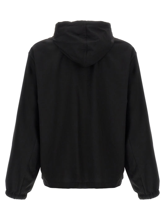 Black Virgin Wool Sweatshirt