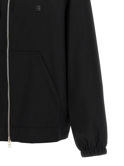 Black Virgin Wool Sweatshirt