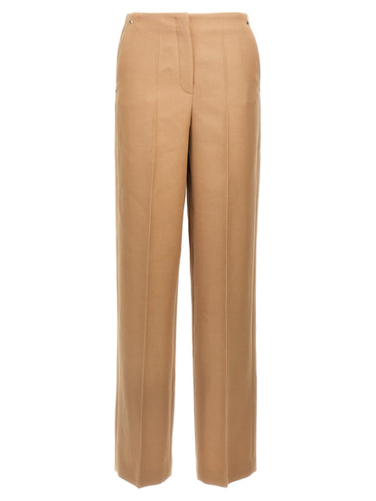Beige Wool Dress Pants