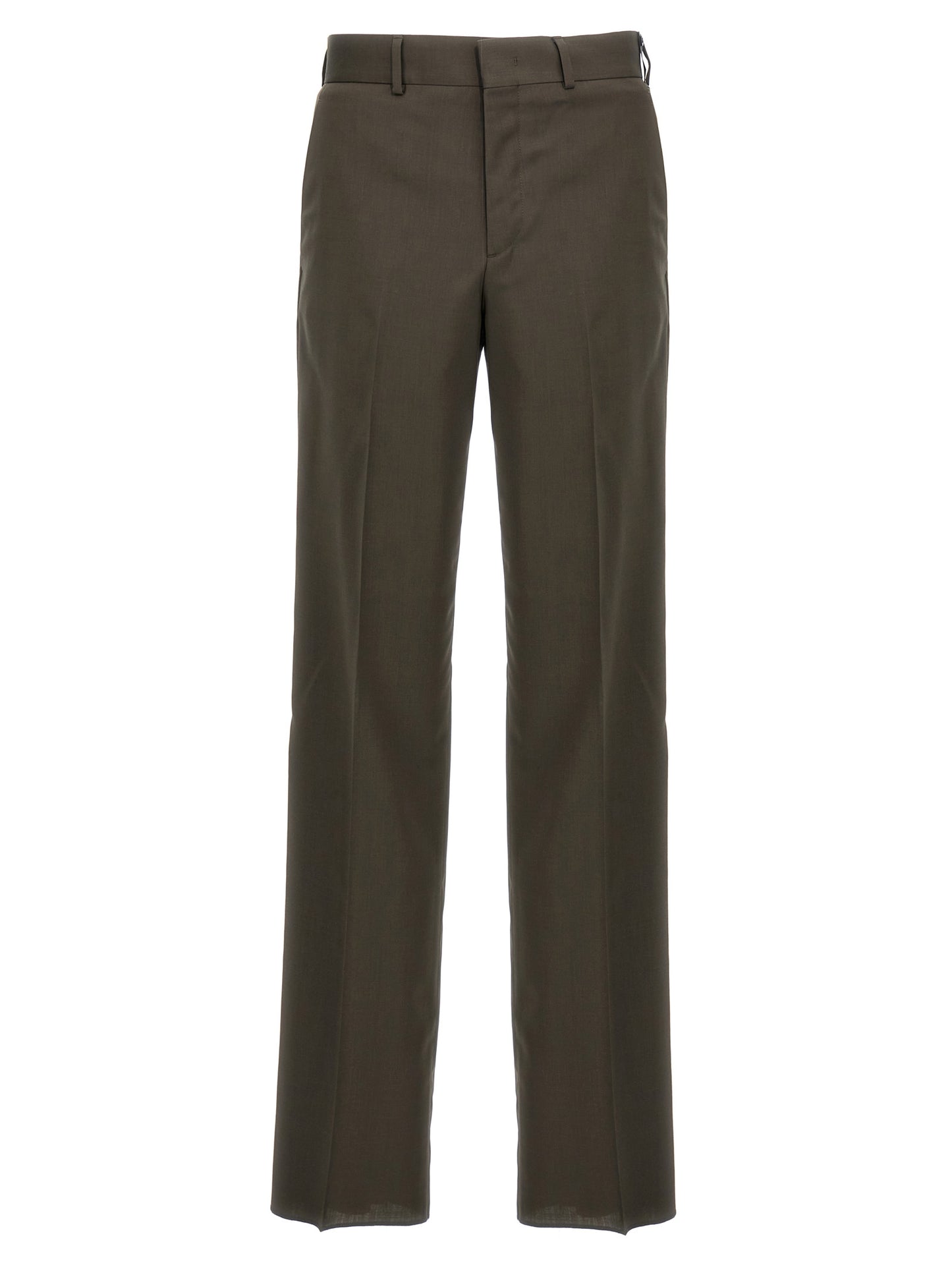Bicolor Wool Dress Pants