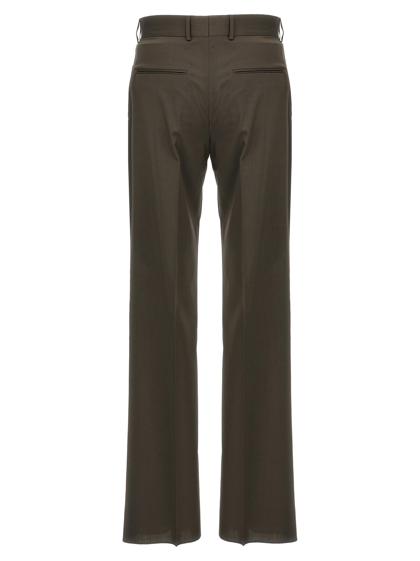 Bicolor Wool Dress Pants