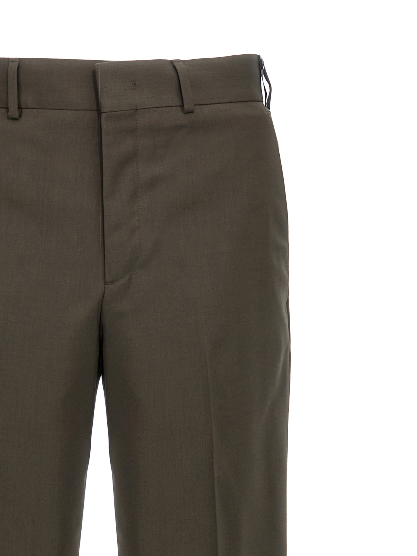 Bicolor Wool Dress Pants