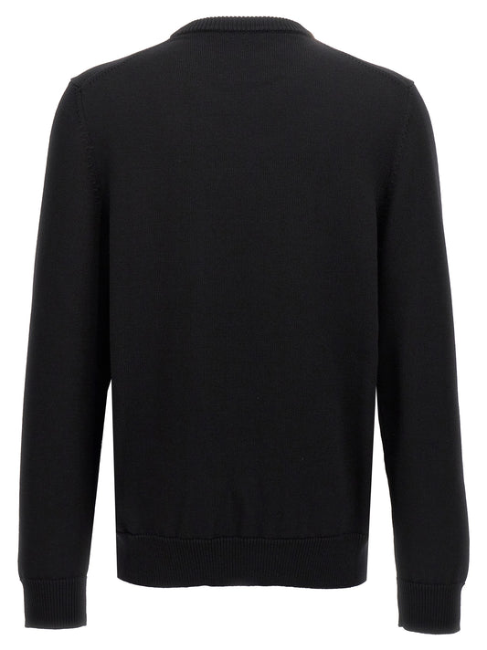 Black Virgin Wool Cardigan