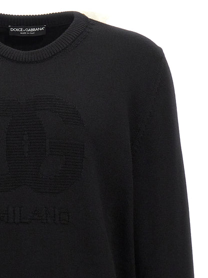 Black Virgin Wool Cardigan