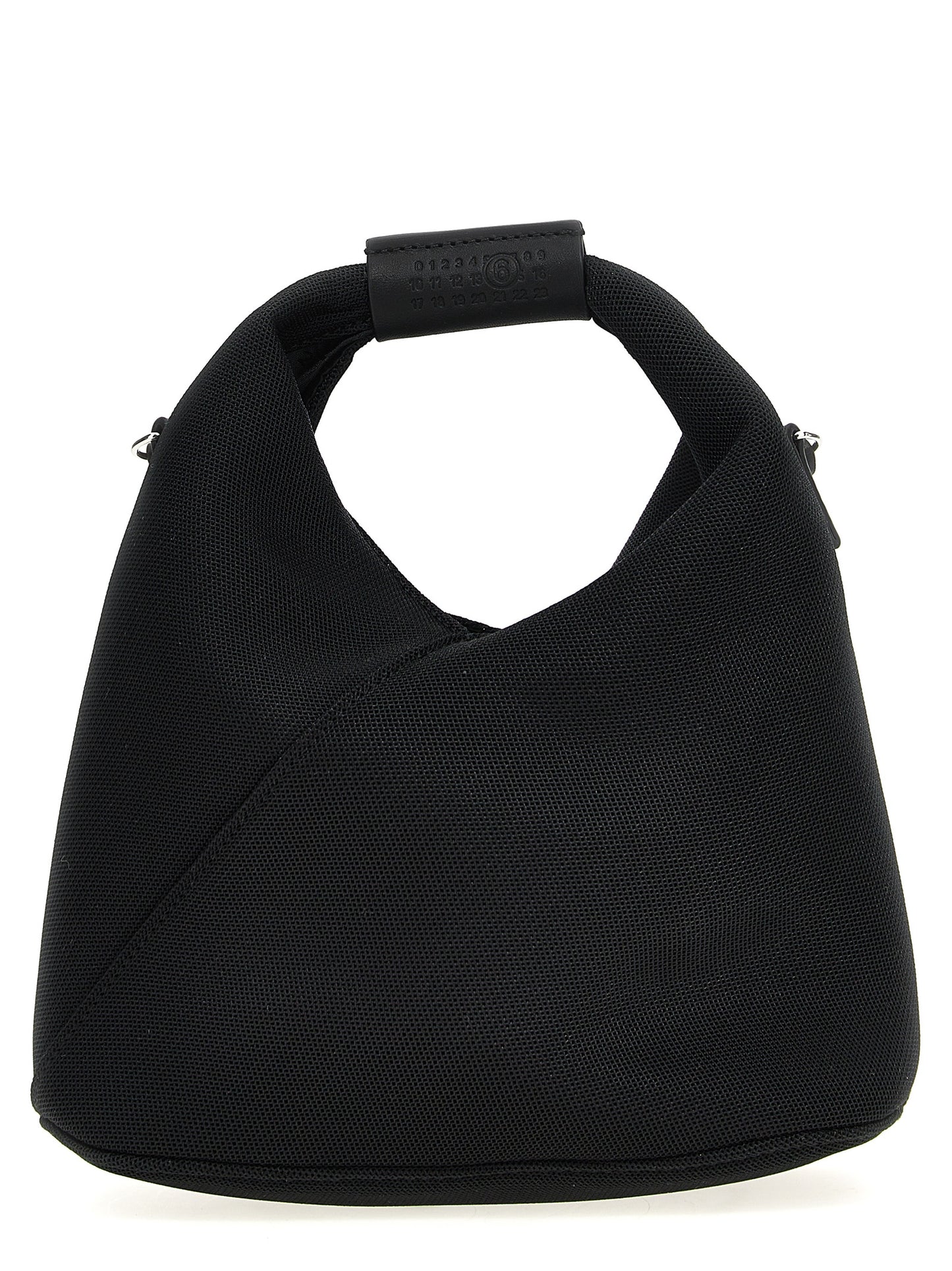 Black Polyester Crossbody Bag