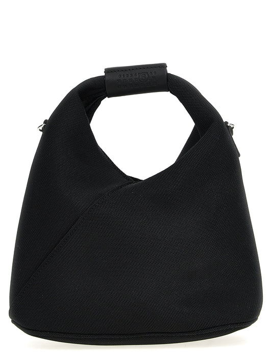 Black Polyester Crossbody Bag