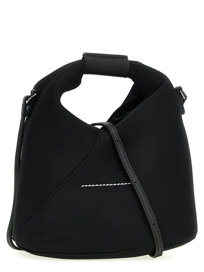 Black Polyester Crossbody Bag
