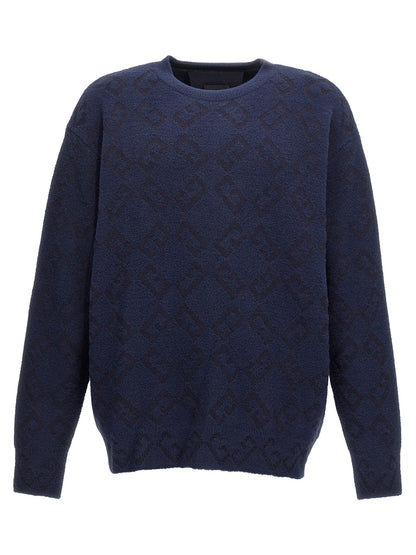Blue Wool Cardigan