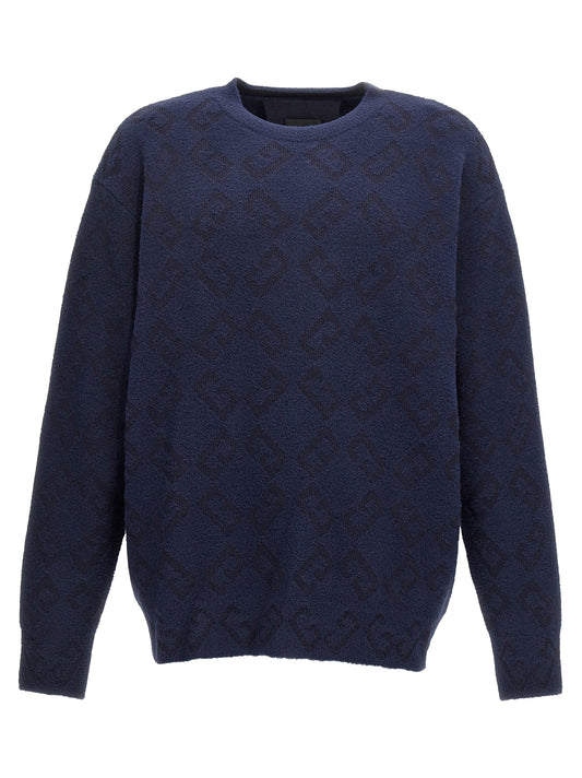 Blue Wool Cardigan