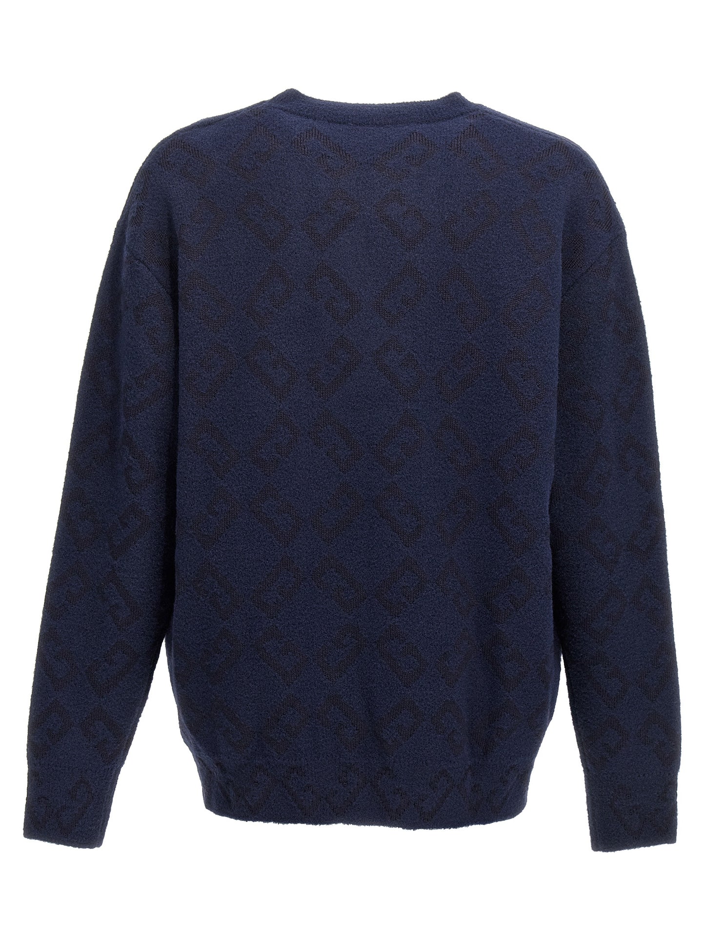 Blue Wool Cardigan