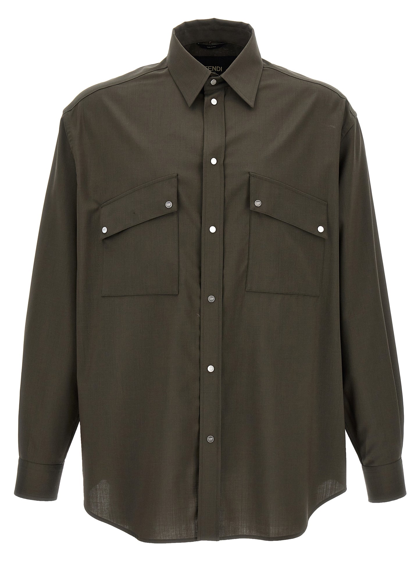 Bicolor Wool Blouse
