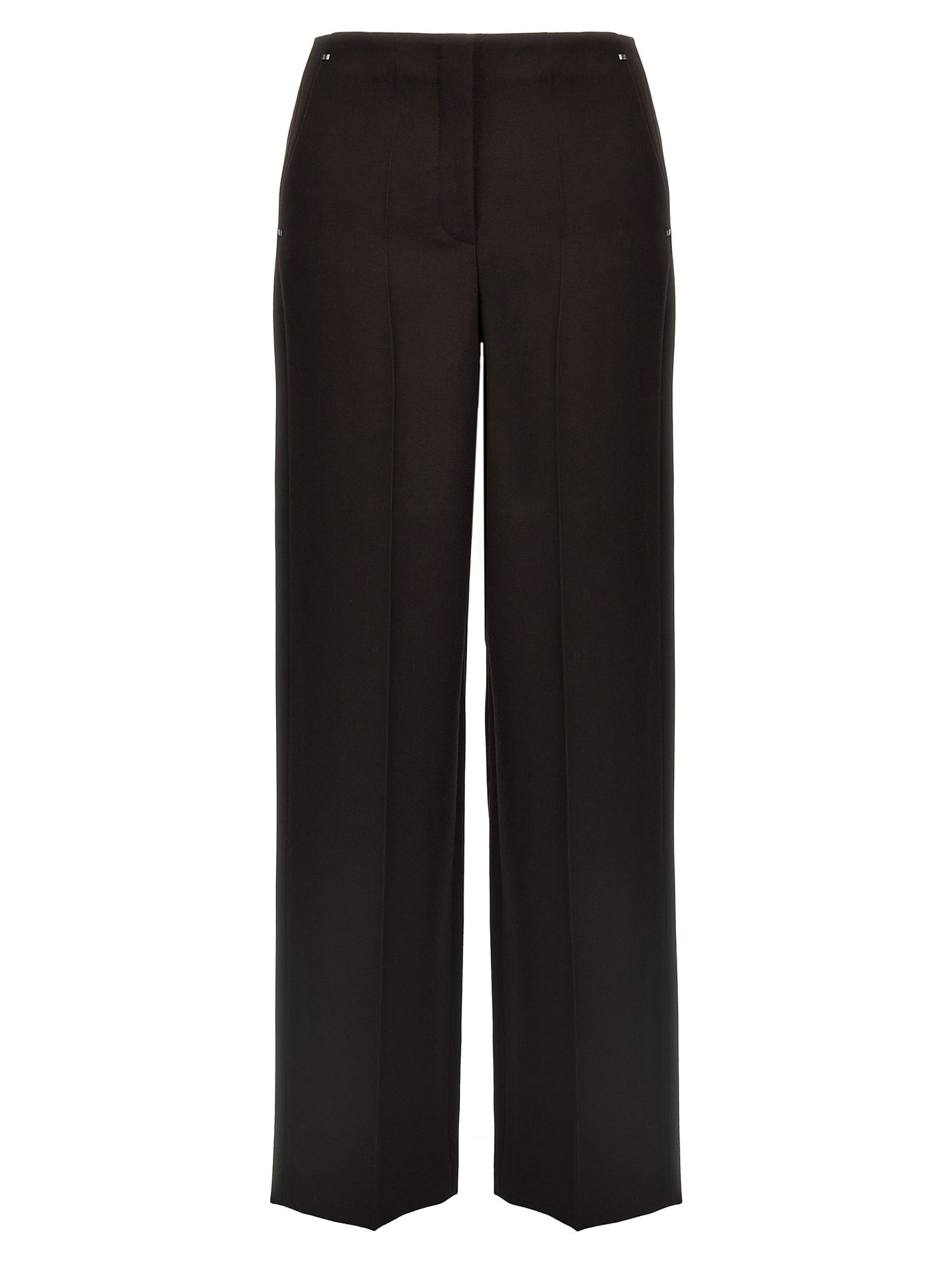 Purple Virgin Wool Dress Pants