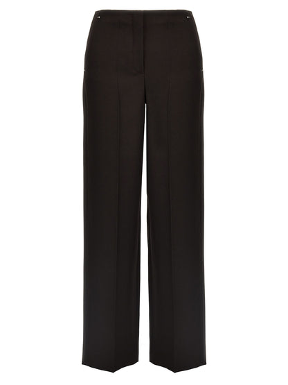 Purple Virgin Wool Dress Pants