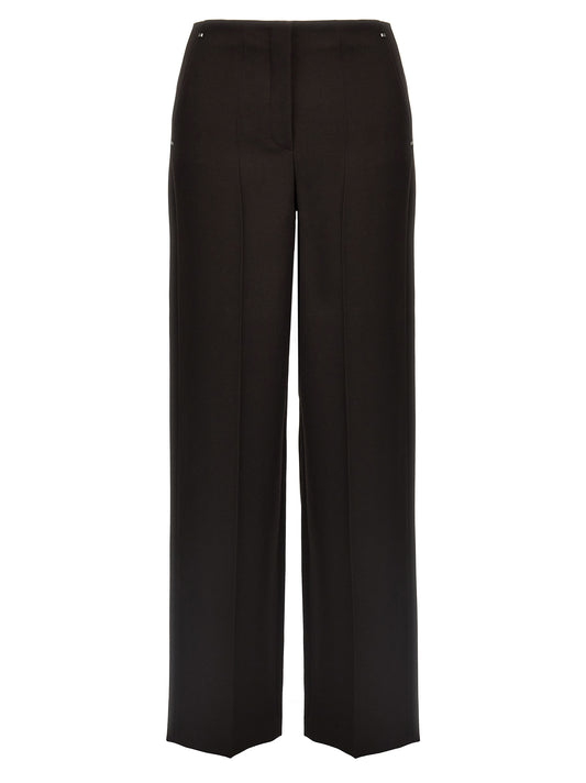Purple Virgin Wool Dress Pants