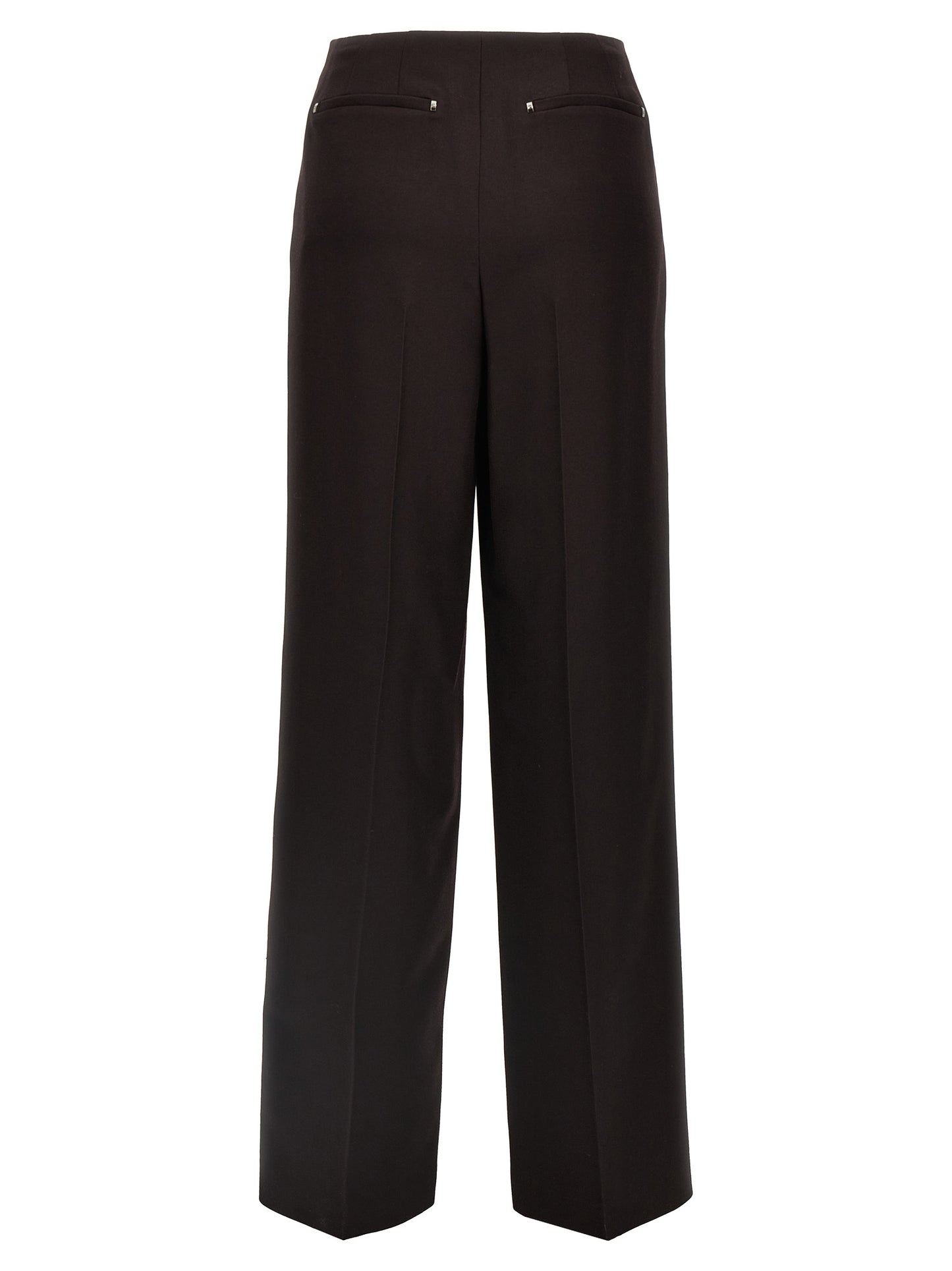 Purple Virgin Wool Dress Pants