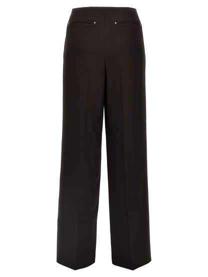 Purple Virgin Wool Dress Pants