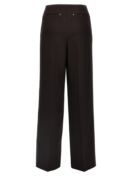 Purple Virgin Wool Dress Pants