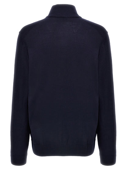 Blue Wool Cardigan