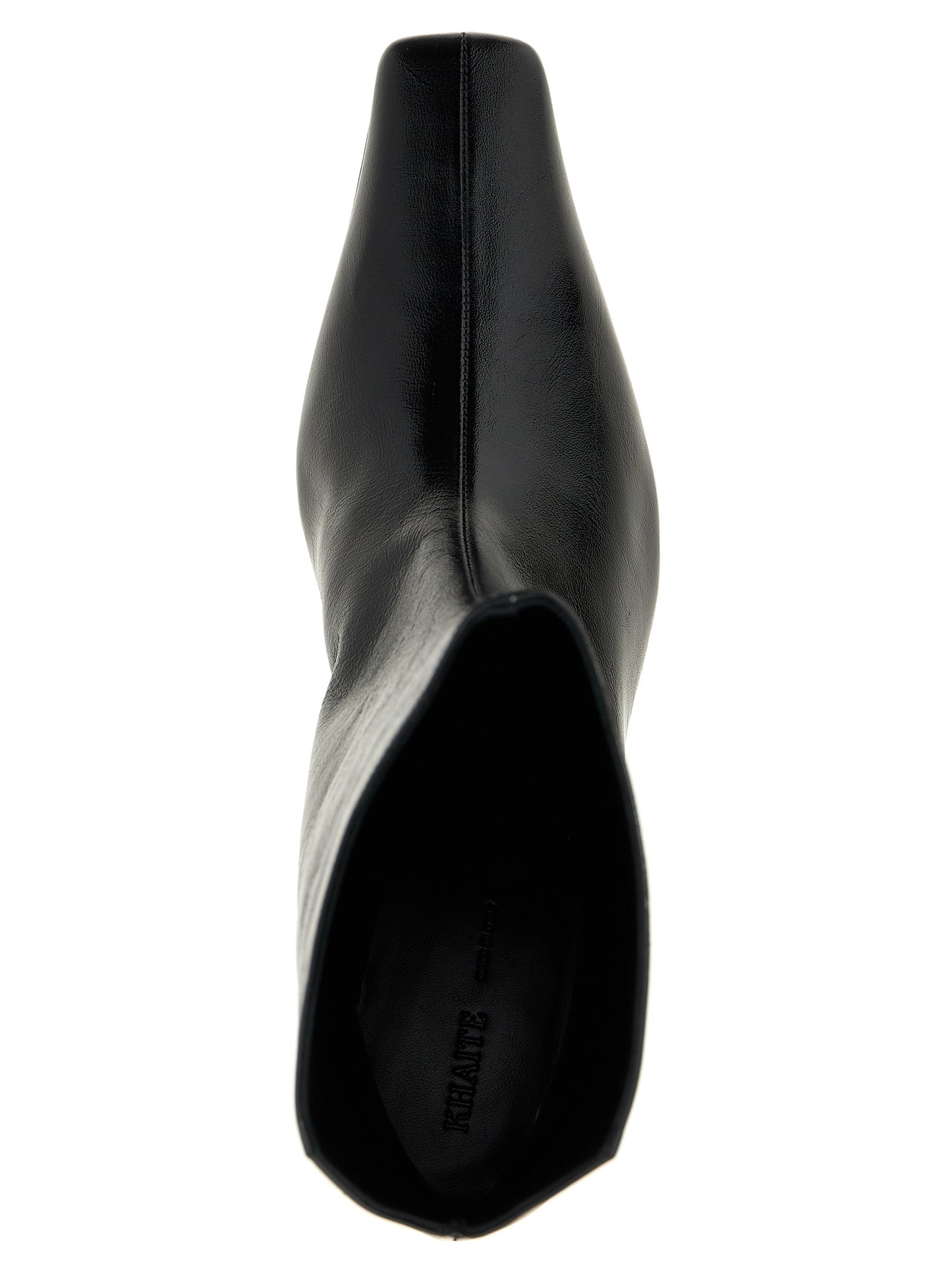 Black Calfskin Ankle Boots