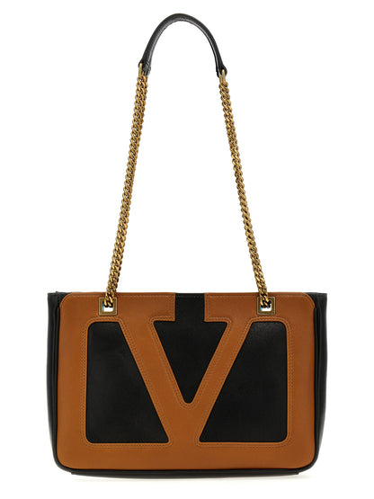 Multicolor Lamb Leather Tote Bag