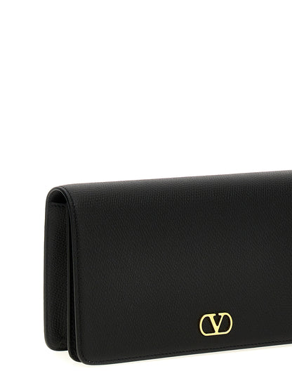 Black Calfskin Shoulder Bag