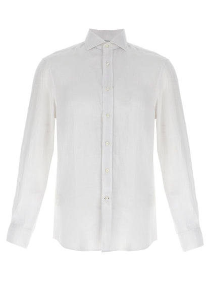 White Linen Blouse