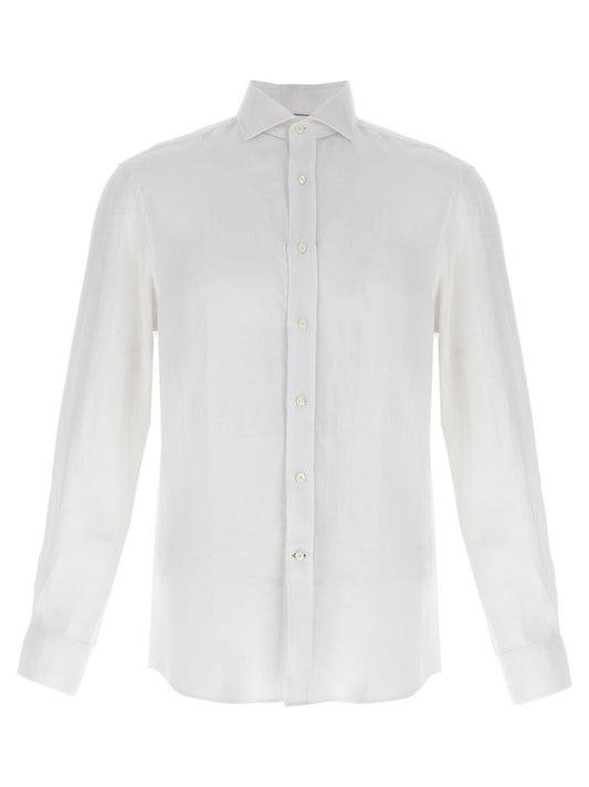 White Linen Blouse