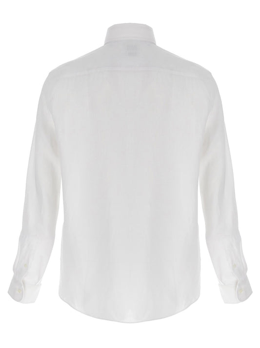 White Linen Blouse
