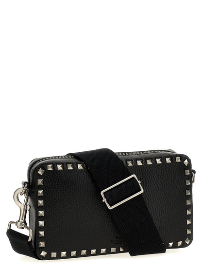 Black Calfskin Crossbody Bag