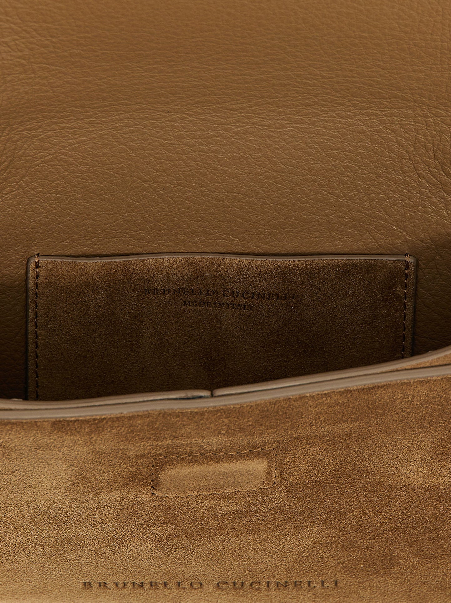 Brown Calfskin Clutch Bag