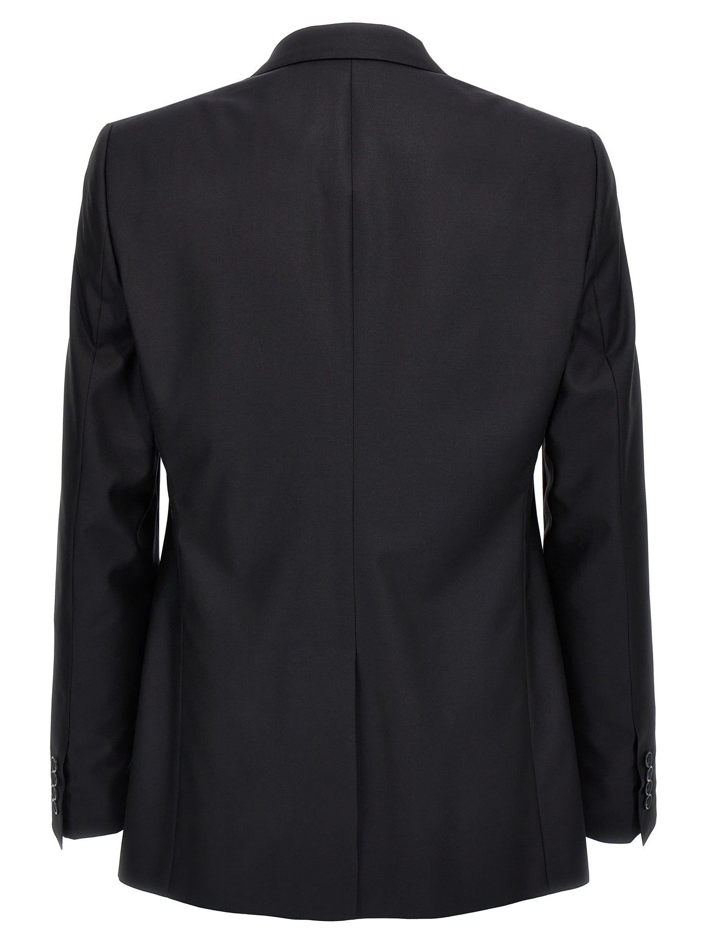 Blue Virgin Wool Two-Piece Suit